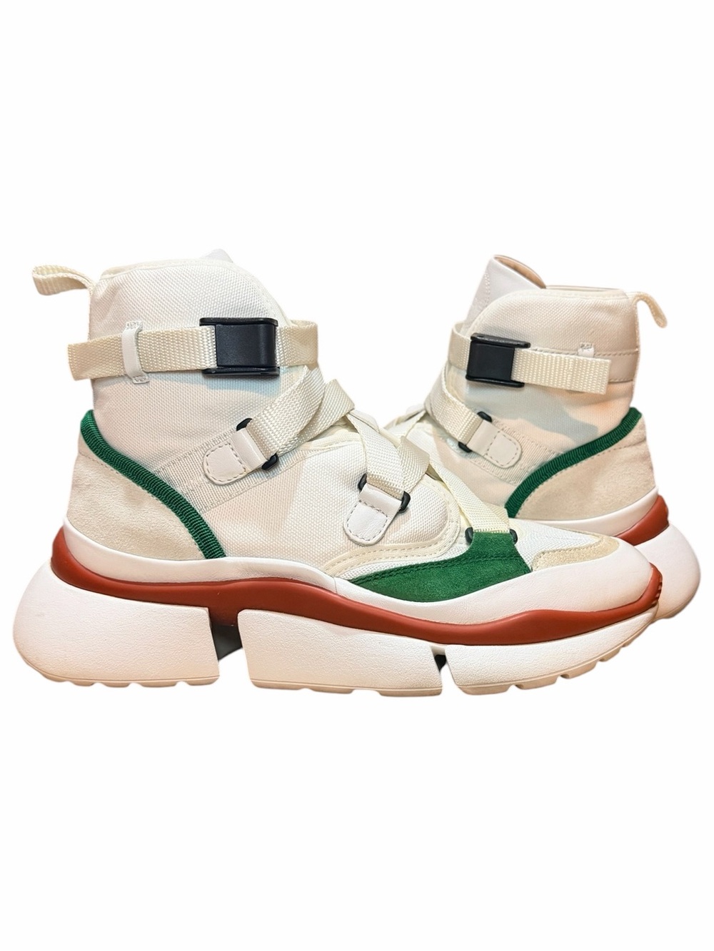 Chloé High Top Sneakers ❤️🤍💚